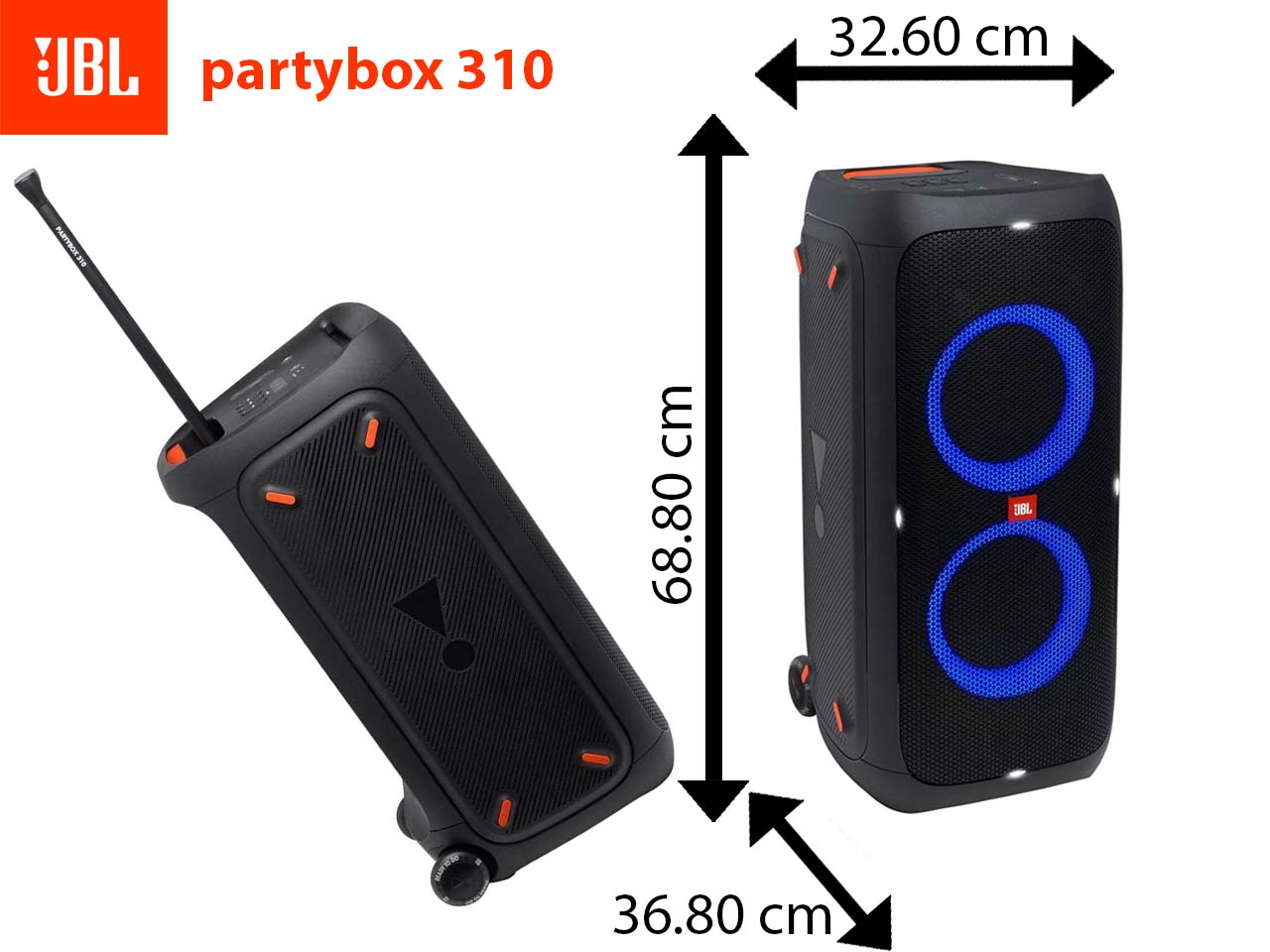 JBL partybox 310 speaker 2